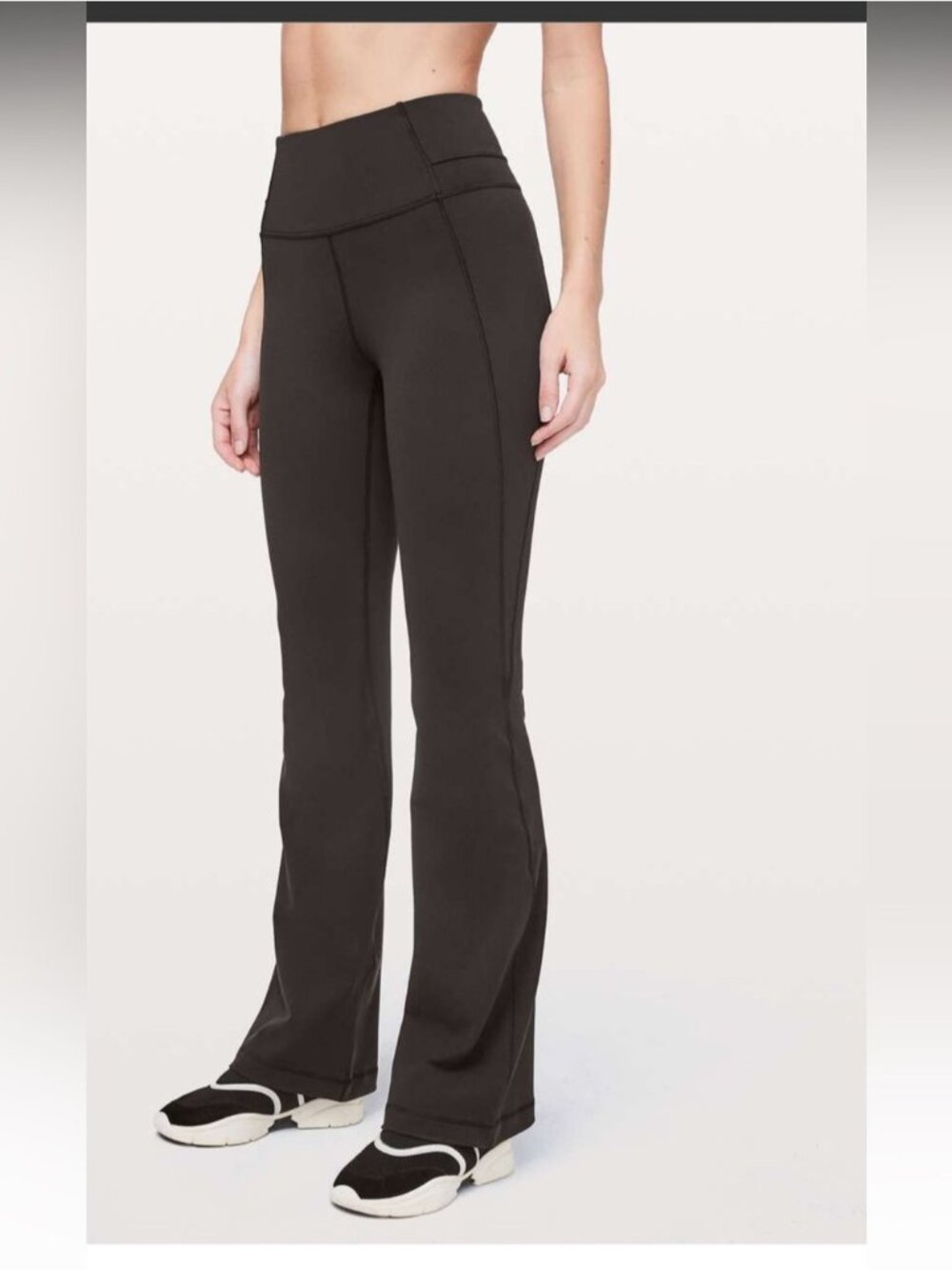 Lululemon Groove Pant Flare 32" Woman 6 Black Full-On Luxtreme Streetwear Yoga
